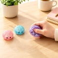 thumbnail image 3 of 2026 Upgraded Purple Holographic Glitter Dumpling Squishy Stress Ball, Sparkly Squeeze Fidget Toy, Soft Stretchy Decompression Dough for Anxiety Relief, Cute Novelty Sensory Toy for Kids and Adults, 3 of 7