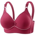 thumbnail image 1 of Full Coverage Wireless T Shirt Bra Delivering All Day Comfort And Support For Everyday Wear With Seamless Design And Smooth Back Smoothing, 1 of 2