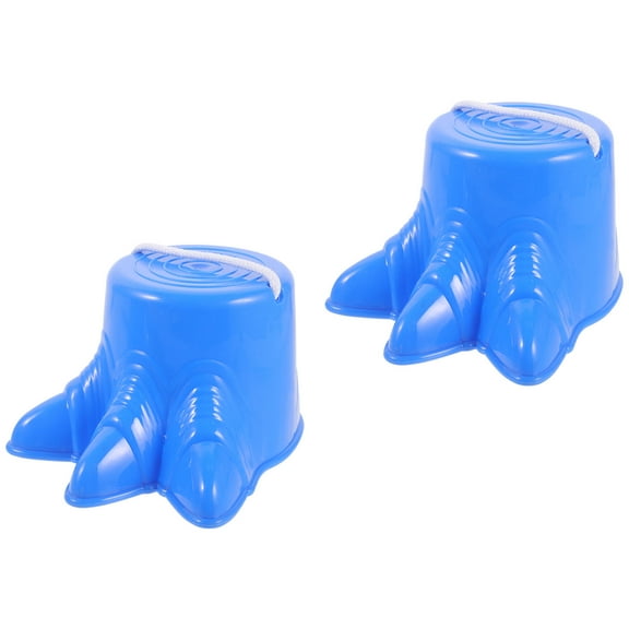 HOOWIFFY 2-Pack Balancing Stilts for Kids, Plastic Shape Outdoor Sports Toy, Coordination and Balance Development,