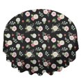 thumbnail image 2 of Pioneer Flower Floral Print Pattern Round Tablecloth 60 X 60 Inch, Wrinkle Resistant Wipeable Table Cloth for Kitchen Dining Picnic Patio Party, 2 of 6