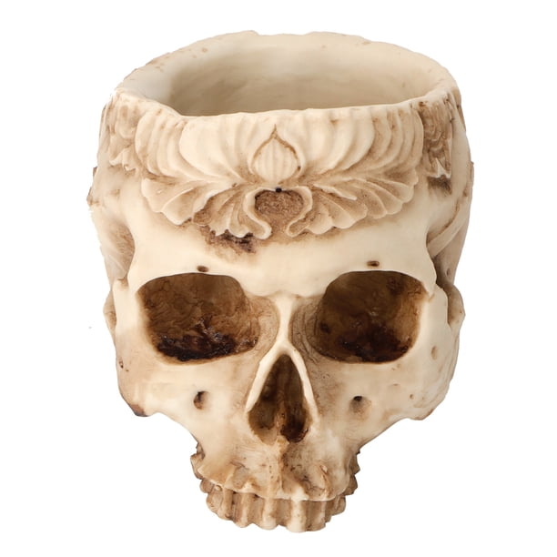 Maceta De Calavera, Maceta Con Forma De Calavera De Protección Del Medio Ambiente, Para Muebles Personalizados Para El Hogar, Adornos De Barra, Decoración Del Hogar, Flores De Ccdes Otros