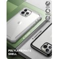 thumbnail image 3 of i-Blason Ares Case for iPhone 13 Pro Max 6.7 inch (2021 Release), Dual Layer Rugged Clear Bumper Case with Built-in Screen Protector (Gray), 3 of 8