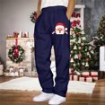 thumbnail image 2 of Men's Casual Hop Track Pants Solid Color Workout Joggers With Pocket and Design for Comfortable Stylish Wear, 2 of 4