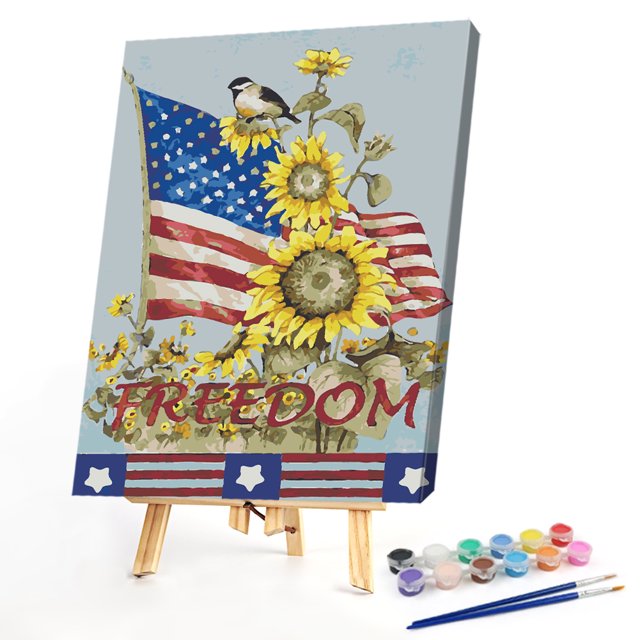 Cuadros Decorativos Kit de pintura DIY por númeroartesaníaregalo únicoflor y pancartaherramientas para matar el tiempo Ehuebsd embutido en tela