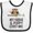 White and Black, variant on Inktastic Nana and Poppy Love Me Girls Baby Bib
