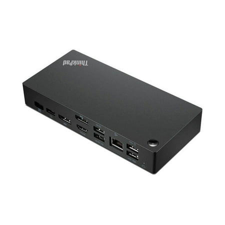 Lenovo - ThinkPad Universal USB-C Smart Docking Station - Black