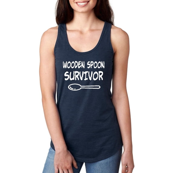 MmF - Women's Racerback Tank Top, up to Women Size 2XL - Wooden Spoon Survivor