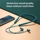 thumbnail image 2 of Auricular Bluetooth Para Colgar En El Cuello Auricular Inalámbrico Recargable Por Usb Bluetooth 5.0 Estéreo Bluetooth Con Micrófono Llamadas Manos Libres Para El Hogar Dormitorio Oficina Negro Moyic EL013498-02, 2 of 5
