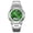 Silver+green, variant on SKMEI Watches for Men Military Digital Watch Sports LED Waterproof Wristwatch Multifunctional Stainless Steel Mens Watch