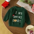 thumbnail image 2 of SUYIDA Boys Christmas Sweater ,Boys Winter Party Crewneck Sweater With Embroidery Cozy Comfortable Daily Wear Casual Knit Top for Fall Season, 2 of 7