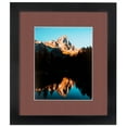 thumbnail image 2 of ArtToFrames 12x24" Matted Picture Frame with 8x20" Single Mat Photo Opening Framed in 1.25" Satin Black and 2" Brique Mat (FWM-3926-12x24), 2 of 8