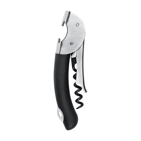 OXO Steel Double Lever Waiter s Corkscrew Silver/Black 1 CT