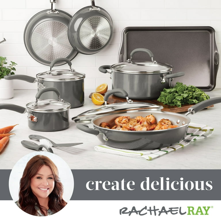 Create Delicious 11-Piece Induction Cookware Set – Rachael Ray