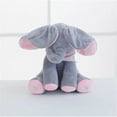 thumbnail image 4 of Jouet en Peluche Bébé Éléphant Peek-a-boo Parlant Chantant Poupée Mignonne Musicale pour Enfants, 4 of 5