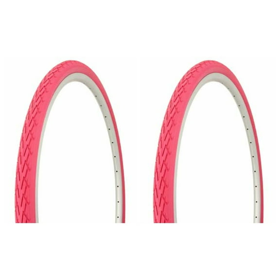 Tire set. 2 Tires. Two Tires Duro 700 x 35c Pink/Pink Side Wall DB-7044. Bicycle Tires, bike Tires, track bike Tires, fixie bike Tires, fixed gear Tires