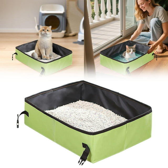 Foldable Portable Pet Pool for Dogs and Cats Easy Travel Car Camping Hotel Stays with Quick Drying Fabric