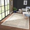 thumbnail image 2 of LR Home Ox Bay Cherry Bordered Classic/Traditional Luxelon Blend Indoor Area Rug, 9' x 13', 2 of 8