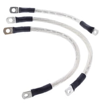 Clear Battery Cable Motorcycles & PowerSports 2ea. 13", 1ea. 8"; 79-3009