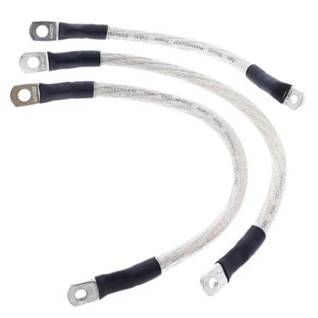 Clear Battery Cable Motorcycles & PowerSports 2ea. 13", 1ea. 8"; 79-3009