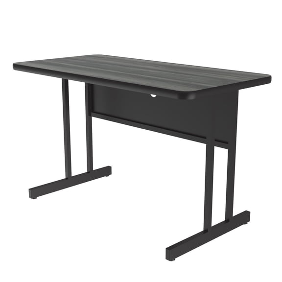 Correll Computer And Training Tables With New England Driftwood WS3048-52