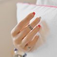thumbnail image 3 of MasteelfCA 12PCS Unisex Foot Rings Trendy Fashion Folk-custom Alloy Plating Geometric Seaside Toe Joint Rings Set Opening Rings (Silver), 3 of 7