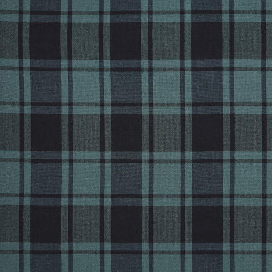 VHC Brands, Pine Grove Plaid King Bed Skirt, Green, 78x80x16