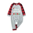 thumbnail image 2 of Pyjamas de Noël Assortis pour la Famille, Pyjamas de Noël pour Bébés, Imprimé de Noël 2024, Pull à Manches Longues Décontracté, Col Rond, Chandail à Capuchon pour Bébés, Pyjamas de Noël pour la Famille, Taille Bébé: 12m, 2 of 4