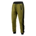 thumbnail image 5 of LEKWK Tracksuit Men Color Block Athletic 2 Piece Sweatsuit Sport Activewear Zip Up Hooded Jacket and Joggers Matching Outfits for Running Workout, 5 of 5