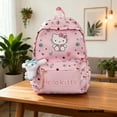 thumbnail image 5 of New Sanrio Kuromi My Melody Backpack Casual Cute Cartoon Large Capacity Wear resistant Backpack, 5 of 27