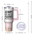 thumbnail image 2 of Truly Sister Gift - 40oz Insulated Tumbler with Handle and Straw, Stainless Steel Build, Great Birthday Present for Sister, BFF, Bestie, Women, Friend, 2 of 5