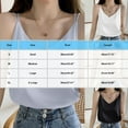 thumbnail image 3 of Lenpel Camisole Tops for Women Chiffon Spaghetti Strap V Neck Casual Loose Tank Tops Sleeveless Summer Blouses, 3 of 4