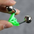 thumbnail image 3 of Wosthever Campanas en gemelas, alarmas de mordedura de pesca, pesca nocturna al aire libre, pinzas de punta de varilla de Metal sensibles Pescar Verde, 3 of 6