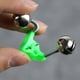 thumbnail image 3 of Wosthever Campanas en gemelas, alarmas de mordedura de pesca, pesca nocturna al aire libre, pinzas de punta de varilla de Metal sensibles Pescar Verde, 3 of 6