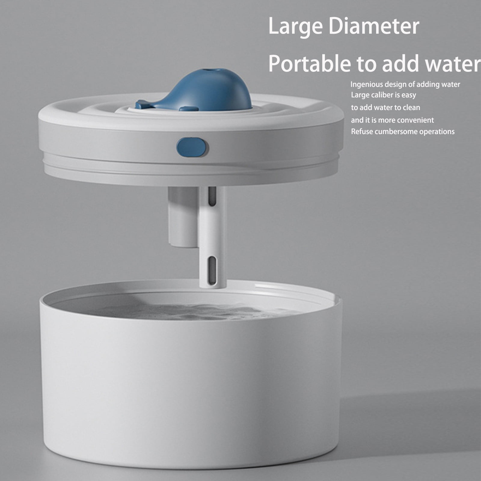 Humidifier Large Room,Mini Quiet Desktop USB Cool Mist Humidifier,for Baby Nursery and Plant