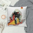 thumbnail image 2 of Autua Space Exploration Graphic Decorative Cushion Throw Pillow Cover for Home Couch Living Room Bed Sofa - Short Plush Pillowcase 1PC 18x18in, 2 of 5