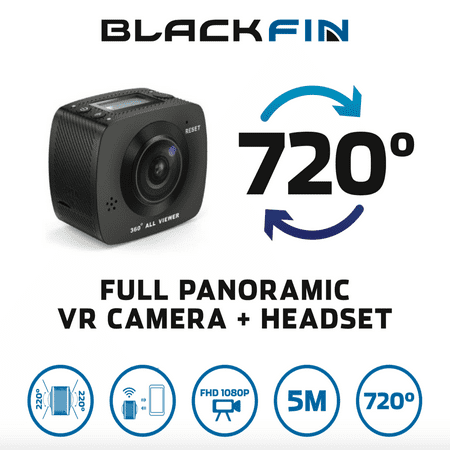 720 VR ACTION CAMERA & HEADSET by Black Fin®