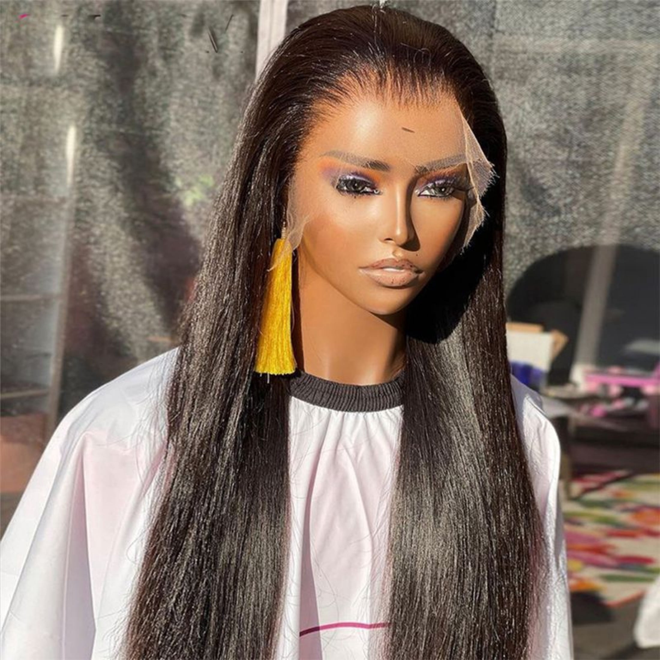 Deep Wave Lace Front Wig, Human Hair, 180 Density, HD Full Lace Front Wig, Curly Human Hair Wig with Baby Hair for Women