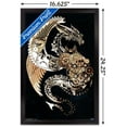 thumbnail image 3 of Steampunk Dragon Wall Poster, 14.725" x 22.375", Framed, 3 of 3