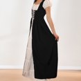 thumbnail image 4 of Vestido de cosplay para mujer vestidos de hadas irlandeses medievales ropa de club para cosplay de Halloween, 4 of 6