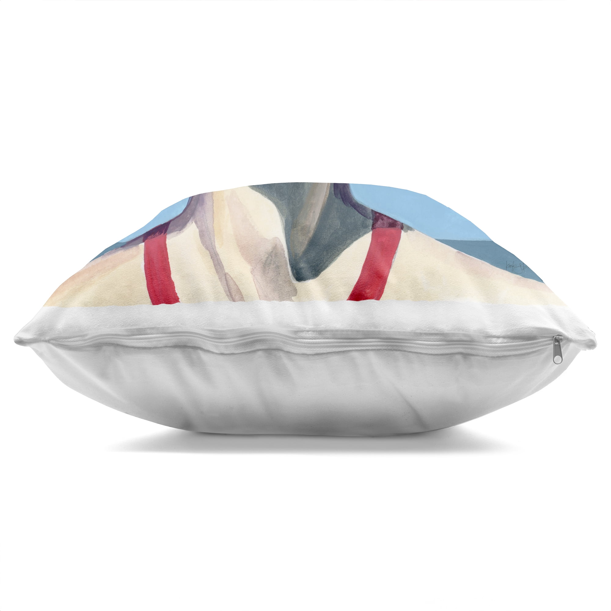 Stupell Industries Vacation In Style Decorative Printed Throw Pillow, design by Kate Jarvik Birch