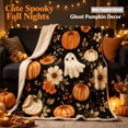 thumbnail image 4 of Halloween Throw Blanket Cute Ghost Pumpkin Double Sided Extra Thick & Soft for Sofa Couch Bed Travel Halloween Decorations by MPOISVA, 4 of 4