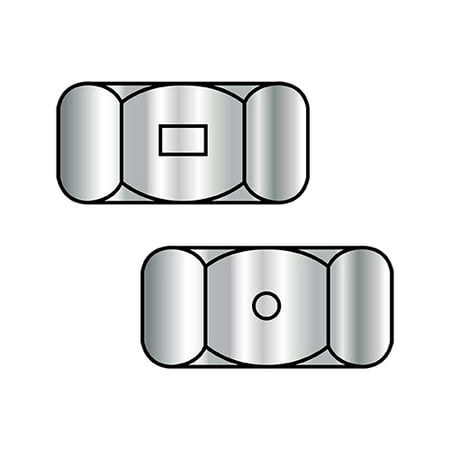 

5/16-18 Two Way Reversible Hex Lock Nut 18 8 Stainless Steel Passivate and Wax (Pack Qty 750) BC-31NY188
