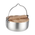 thumbnail image 4 of tamizeot Outdoor Camping Pot Lightweight Portable Essential For Hiking Picnic Backpacking Fishing Home Office Cooking Practical, 4 of 6