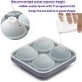 thumbnail image 4 of Large Square Ice Cube Tray with lid, Big Block 2 Inch, Giant Cocktail Silicone Ice Maker, Scotch Whiskey Easy Release Reusable Ice Cubes for Soup Freezer Wine Juice, 4 of 5