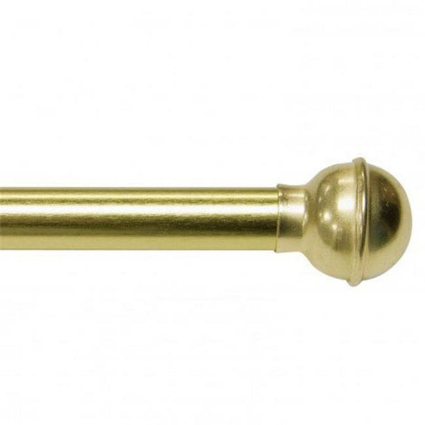 2848 in. Brass Ball Cafe Rod