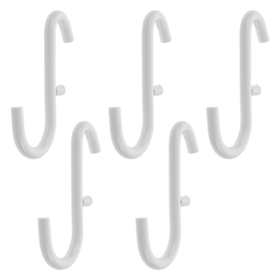 5 Pcs Perforated Board Storage Rack Hooks Utility Hangers Pegboard Display Peg Board Bin Hook Peg Board Pegs Keys Hanger