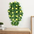thumbnail image 4 of FAMTKT Fake Hanging Plants Artificial Flowers Simulation Hanging Plant Faux Hanging Morning Hanging Artificial Orchid for Wedding Wall Room Patio Indoor Outdoor Home Shelf Office Decor, 4 of 5