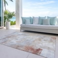 thumbnail image 6 of Addison Rugs Chantille Indoor/Outdoor Transitional Blocks Paprika Washable Rectangle Rug, 5' x 7'6", 6 of 6