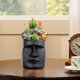 thumbnail image 5 of Maceta de resina de las Islas de la Resurrección | Maceta decorativa con forma de estatua para uso en interiores y exteriores | Adorno decorativo resistente a la intemperie | Regalo único para cumple, 5 of 5