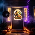 thumbnail image 5 of Orangide Halloween Window Clings, Scarecrow Pumpkin Decals Removable for Glass Door Wall Home Party Decorations, 5 of 7